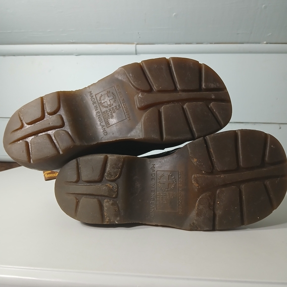 Vintage Brown Doc Dr. Martens Leather  Boots - Picture 7 of 12